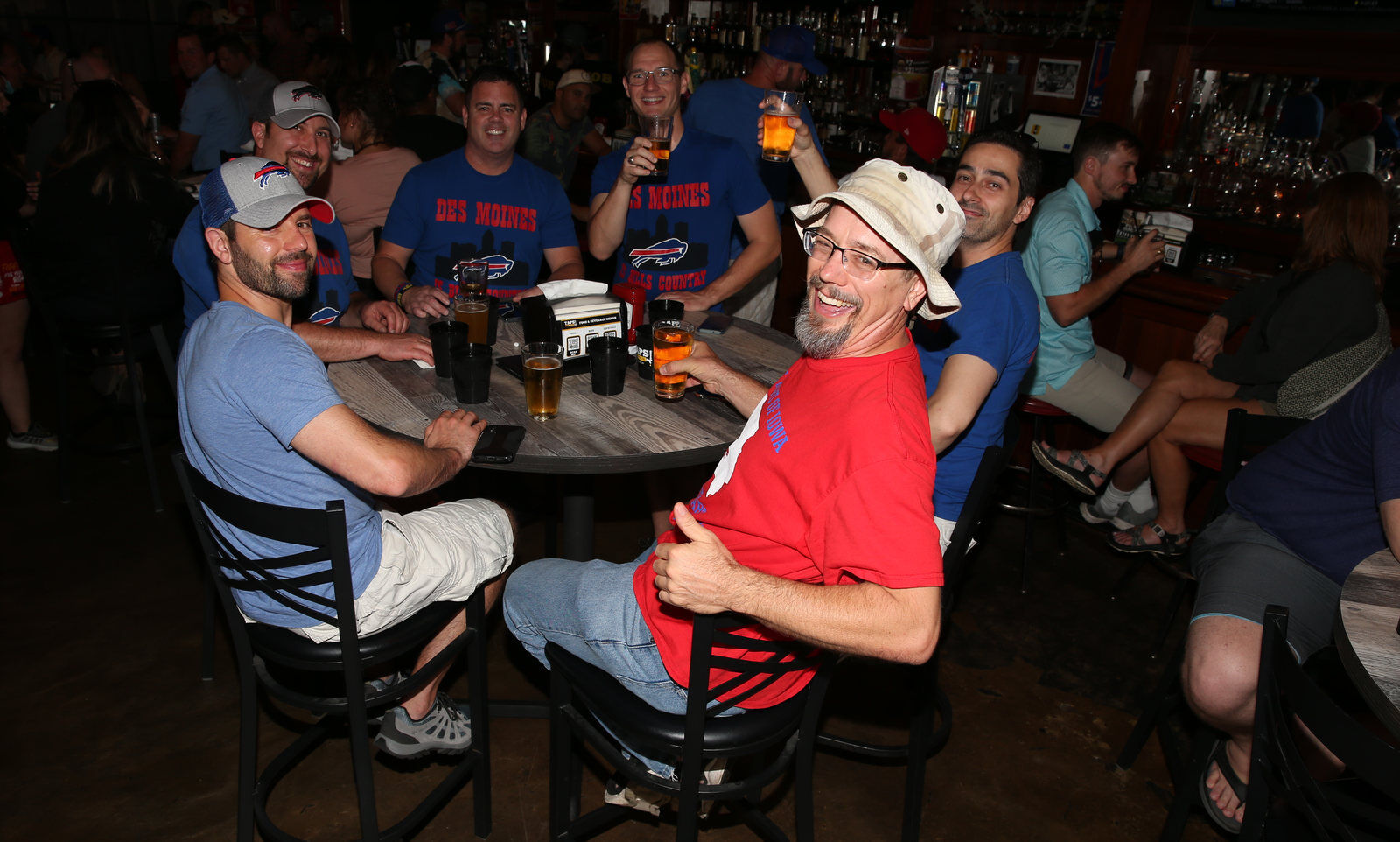 Buffalo Bills backers took over the the Taps on Main Bar